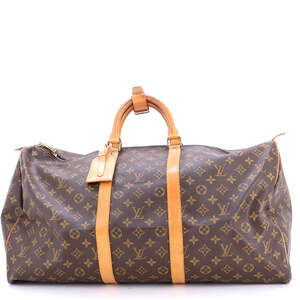 Louis Vuitton 55 Keepall Bag Monogram Canvas